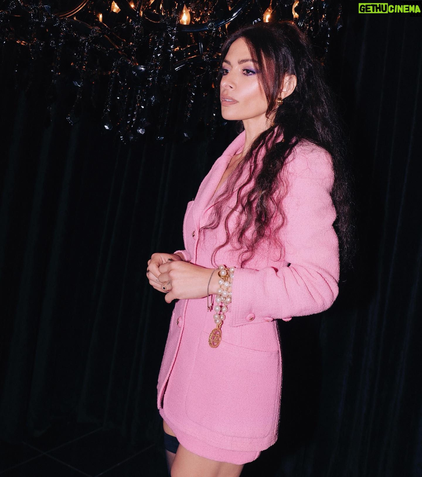 Sarah Shahi Instagram - From the archives @chanelofficial @wolford #docmartens