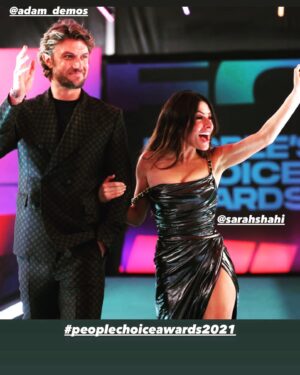 Sarah Shahi Instagram - Thank you @peopleschoice 🤎