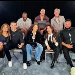 Sarah Shahi Instagram - An insane amount of love for these folks. @blackadammovie fam 🥰 Full of so much gratitude and humility Days 1-9… ( hey @aldis_hodge , did ya see this coming while we sitting in the arm pit of Yonkers when we were filming City. I’m proud of you friend😜)