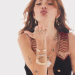 Sarah Shahi Instagram - @jacquieaiche #jatribe - what is it to be a woman- To rejoice in the curve of our hips, the shape of our lips, the reach of our every day stride. Our bodies are the keeper of our stories 💜