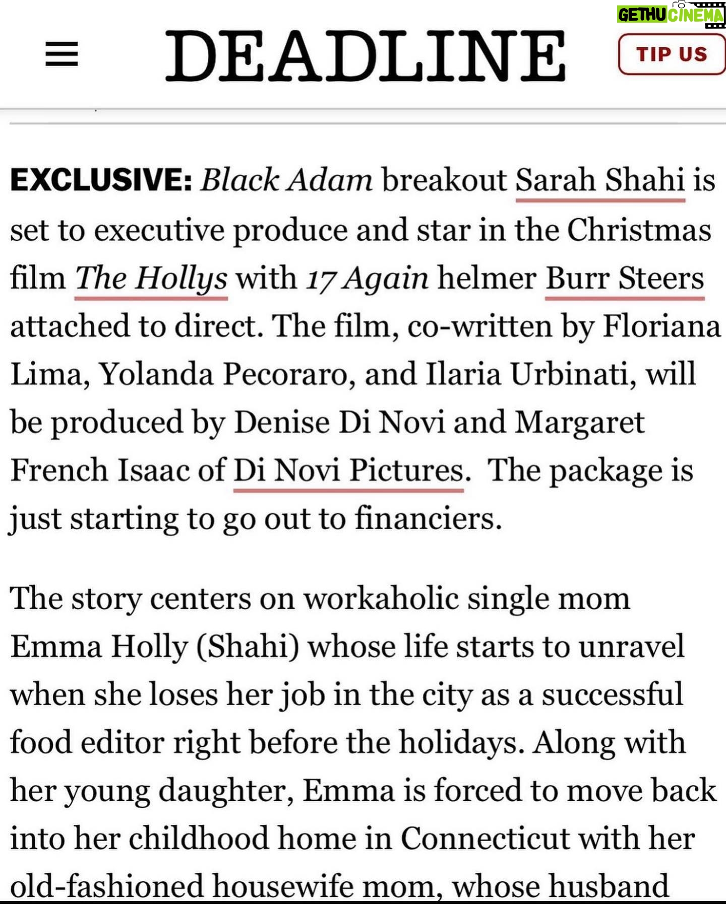 Sarah Shahi Instagram - a dream come true. Hard work works Only 375 days til next Christmas, let the magic begin. Eternally grateful to my soul -elf mate @ilariaurbinati ily.