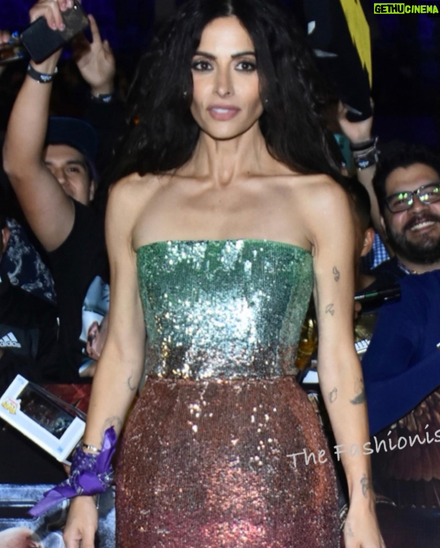 Sarah Shahi Instagram - Mexico Pinch me. So much gratitude. Best reception and the Guac is unmatched!! When you step into your dreams… @blackadammovie. @oscardelarenta @dolcegabbana
