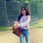 Sarah Shahi Instagram - This moment is too good not to post. I will remember this forever. Just a casual walk through the park. WHAT THE ACTUAL FUCK, LONDON.. and on PRIDE!??? #happypride @adele 🌈🌈