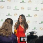 Sarah Shahi Instagram - What an honor to attend my first @producersguild awards with my @rwrbonprime family. We shot during Covid and it came out during the strike. Almost feels as if we never even did it! But this acknowledgment surely makes up for that. @sarahsowitty @gberlanti @mimbomike - you are the best producers out there. And to share a room where Martin Scorsese talks about meeting Hitchcock for the first time and kissing Elke Sommer, makes us all winners. 🙏🏼💜💫 And to my epic team who put me together!! ❤️❤️