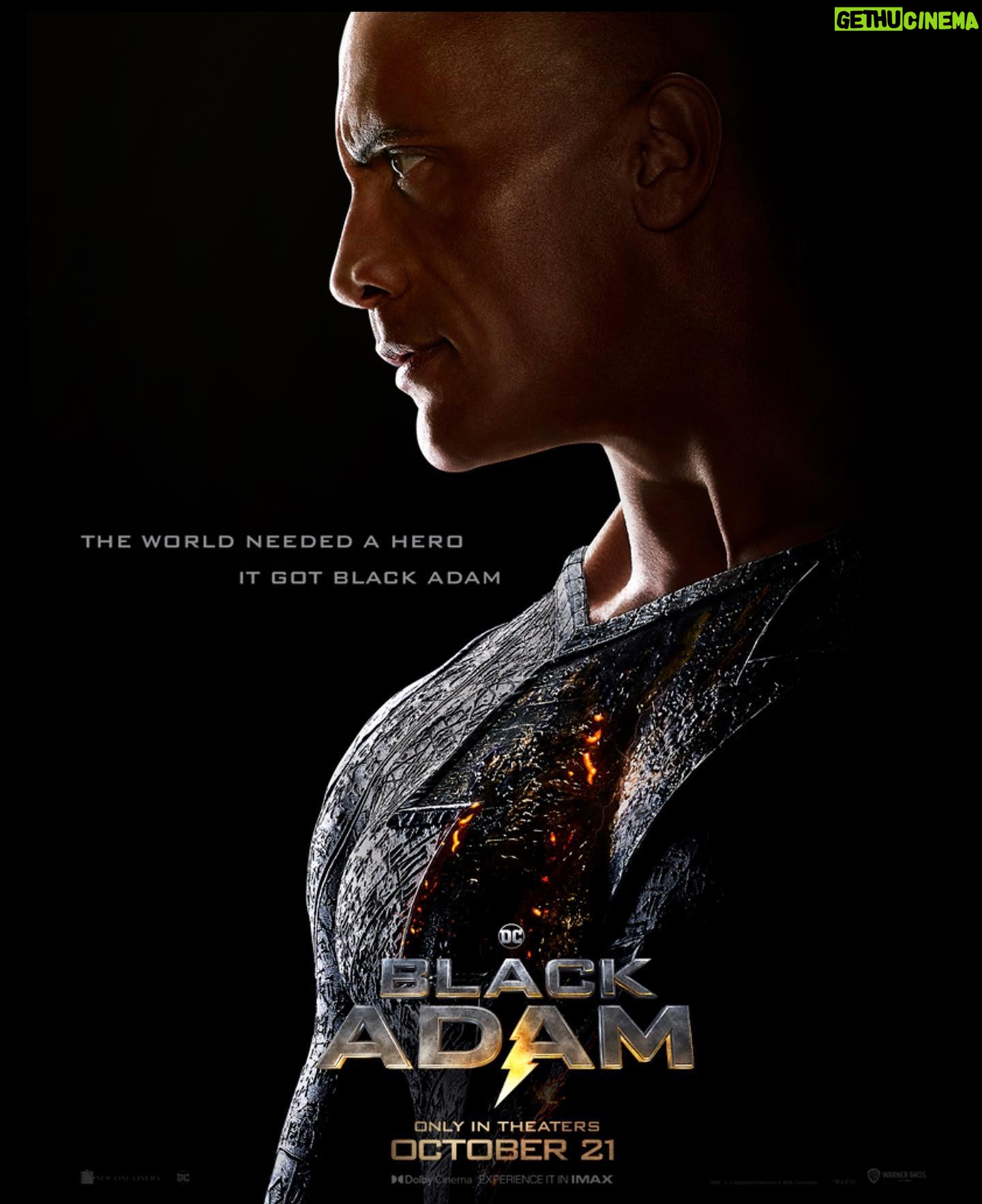 Sarah Shahi Instagram - World premiere of #blackadam trailer Drops tomorrow. ⚡️⚡️⚡️