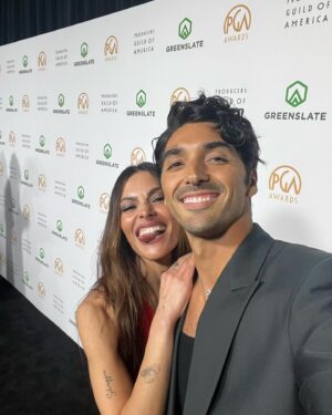 Sarah Shahi Instagram - What an honor to attend my first @producersguild awards with my @rwrbonprime family. We shot during Covid and it came out during the strike. Almost feels as if we never even did it! But this acknowledgment surely makes up for that. @sarahsowitty @gberlanti @mimbomike - you are the best producers out there. And to share a room where Martin Scorsese talks about meeting Hitchcock for the first time and kissing Elke Sommer, makes us all winners. 🙏🏼💜💫

And to my epic team who put me together!! ❤️❤️