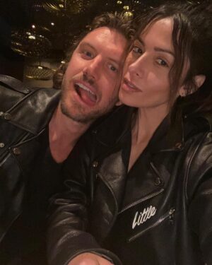 Sarah Shahi Instagram - Happy Valentine’s day to this stallion that makes my heart skip a beat today and every day. ❤️
Oh I love you @adam_demos