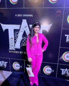 Saru Maini Instagram - Last evening attended the crazy launch of #TAJonZEE5 #TAJDividedByBlood #ZEE5 @zee5 @aditiraohydari @taahashah