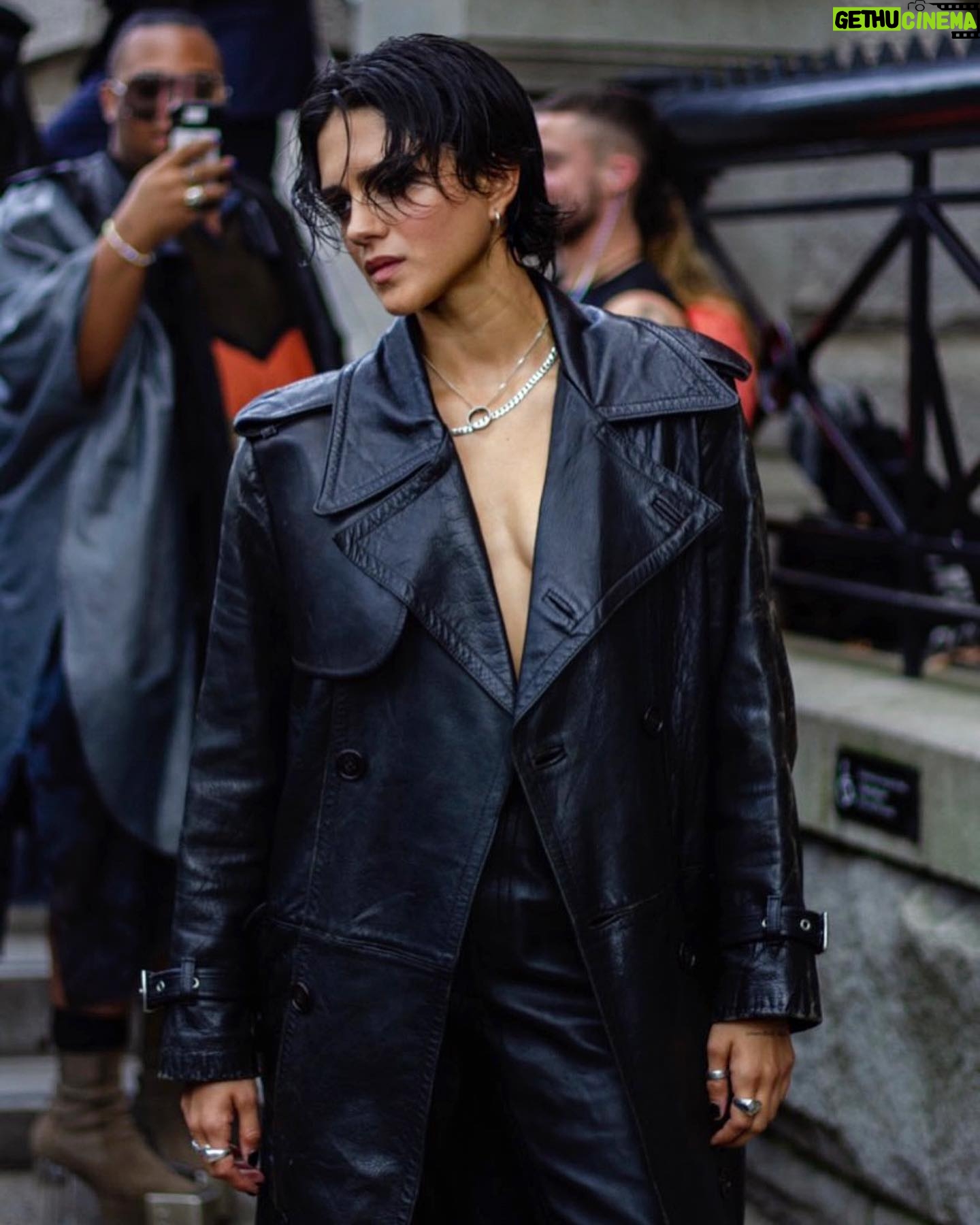Sasha Calle Instagram - my first show. thank you for having me @coach x