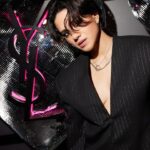Sasha Calle Instagram - beautiful night. x @yslbeauty #yslbeautypartner