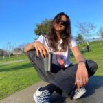 Sasha Calle Instagram - Fred enjoys a day at the park.