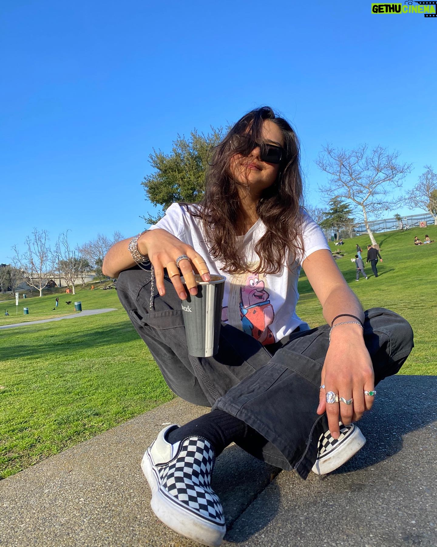 Sasha Calle Instagram - Fred enjoys a day at the park.