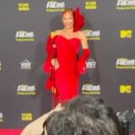 Sasha Colby Instagram - Had so much fun at the #DragRace Premiere Extravaganza last night, presented by @viivhealthcare Season 16 premieres tonight on @mtv ✨ #ad Glam @prestonmakeup Gown @ethan.m.cross