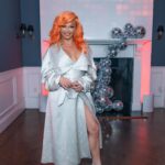 Sasha Colby Instagram - thank you @queerty 🧡 honored to be able to accept the award for @rupaulsdragrace with my season 15 sisters! Hair @tokyostylez Glam @jamesmichaelartistry Wearing @augustgettyatelier Bag @coach