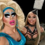 Sasha Colby Instagram - Maximizing our joint slay at #ThePitStop! ⭐️ Watch as @trixiemattel and I get into last night’s Snatch Game - live NOW on the @rupaulsdragrace YouTube channel 🏁