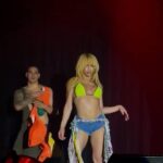 Sasha Colby Instagram – I can’t believe tour is already over halfway over! Wanted to give the Y2K number a moment – choreography by the incredible @brandichun 

can we start a little Rihanna choreo challenge? let me see you turn this outtttt🧡🧡🧡

Toronto tomorrow! Link in my bio for tickets!