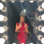 Sasha Colby Instagram - a little BTS of my promo with @rupaulsdragrace @viivhealthcare ✨ Season 16 of #DragRace premieres this Friday at 8/7c on @mtv ! Glam @prestonmakeup Catsuit @imngo Gown @vee.monique