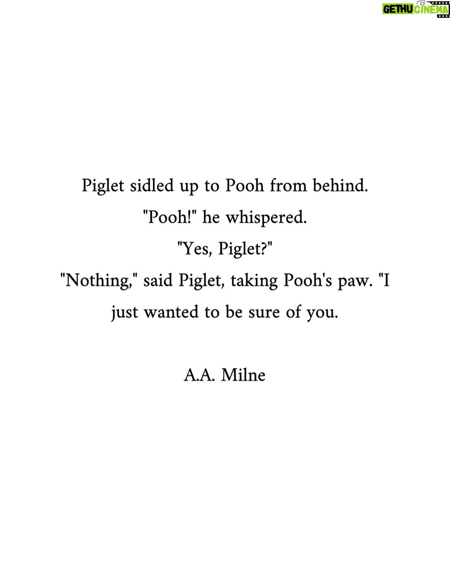 Sasha Luss Instagram - Sunday with A.A Milne and my beloved teddy bear Winnie the Pooh. Sometimes, if you stand on the bottom rail of a bridge and lean over to watch the river slipping slowly away beneath you, you will suddenly know everything there is to be known.