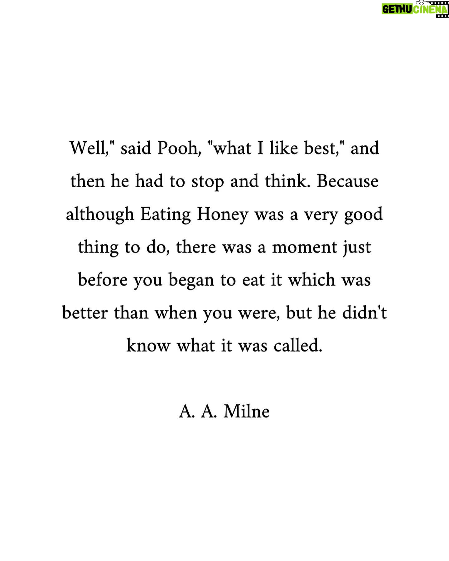 Sasha Luss Instagram - Sunday with A.A Milne and my beloved teddy bear Winnie the Pooh. Sometimes, if you stand on the bottom rail of a bridge and lean over to watch the river slipping slowly away beneath you, you will suddenly know everything there is to be known.