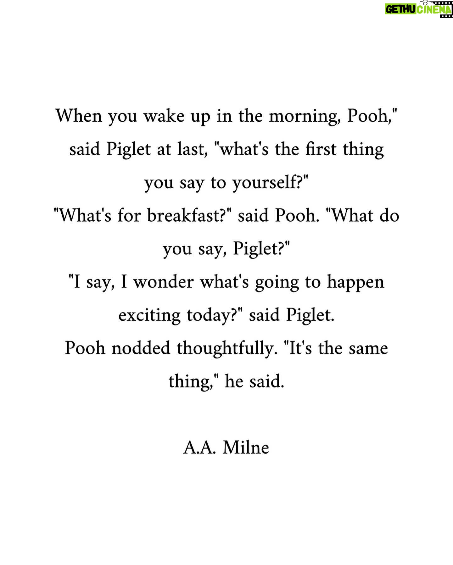 Sasha Luss Instagram - Sunday with A.A Milne and my beloved teddy bear Winnie the Pooh. Sometimes, if you stand on the bottom rail of a bridge and lean over to watch the river slipping slowly away beneath you, you will suddenly know everything there is to be known.