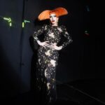 Sasha Velour Instagram – Adios, adieu, tschüss, ciao, byeeeee. Final night of the tour is tonight! I’ll miss this so much!
It was a dream wearing these two incredible dresses from @analocking for my show last night in Madrid (including one of her Drag Race judging looks) and performing with the one and only @supremmedeluxe the night before in Barcelona. Still thinking about the brilliant acts brought by all our special guests this week: @marinaforev3r in Madrid, @tessatesticle in Zürich, and @moondragqueen in Genève. Legendary nights of drag! Love you 💖
Photos by @mettieostrowski