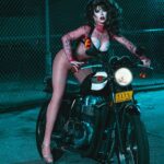Sasha Velour Instagram - BABES ON BIKES with @thequeenpriyanka. Photos by @vadellaphoto. Inspired by a T-shirt I found in Murfreesboro, TN during filming (swipe to last slide). We are selling signed posters of us as the hot, highly INDECENT bikers (perfect for your garage honestly), with 100% of profits going to @nourishfoodbank, middle Tennessee’s largest direct service food bank (where our drag daughter @veronica.p679 proudly works). Only a limited number are available at @mybestjudy and on houseofvelour.com, so act now! Season 4 of @werehere continues this Friday as we ride out to Tulsa, Oklahoma and pick up the legendary Latrice Royale for more shows! @hbo @streamonmax Bike @spiciestmeatball Look @blackandwhitestriped Hair @wigsandgrace