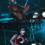 Sasha Velour Instagram - BABES ON BIKES with @thequeenpriyanka. Photos by @vadellaphoto. Inspired by a T-shirt I found in Murfreesboro, TN during filming (swipe to last slide). We are selling signed posters of us as the hot, highly INDECENT bikers (perfect for your garage honestly), with 100% of profits going to @nourishfoodbank, middle Tennessee’s largest direct service food bank (where our drag daughter @veronica.p679 proudly works). Only a limited number are available at @mybestjudy and on houseofvelour.com, so act now! Season 4 of @werehere continues this Friday as we ride out to Tulsa, Oklahoma and pick up the legendary Latrice Royale for more shows! @hbo @streamonmax Bike @spiciestmeatball Look @blackandwhitestriped Hair @wigsandgrace