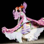 Sasha Velour Instagram - Dziękuję 💖 🪲Still thinking about the night of joy and queer community we had in Poland for the “The Big Reveal Live Show” at the 1950s-era Dom Muzyki i Tańca in Zabrze. Thanks to designers @rad_duet for styling me in this incredible piece from their most recent collection, made with a custom pattern inspired by the life cycle of a beetle. The image of this beetle was used in 1950s propaganda, blaming food shortages on insect plagues supposedly started by “enemies of socialism.” That’s why the designers have reclaimed it as a symbol of resistance against misinformation and any ideology of the dangerous “other.” 📸: @mettieostrowski