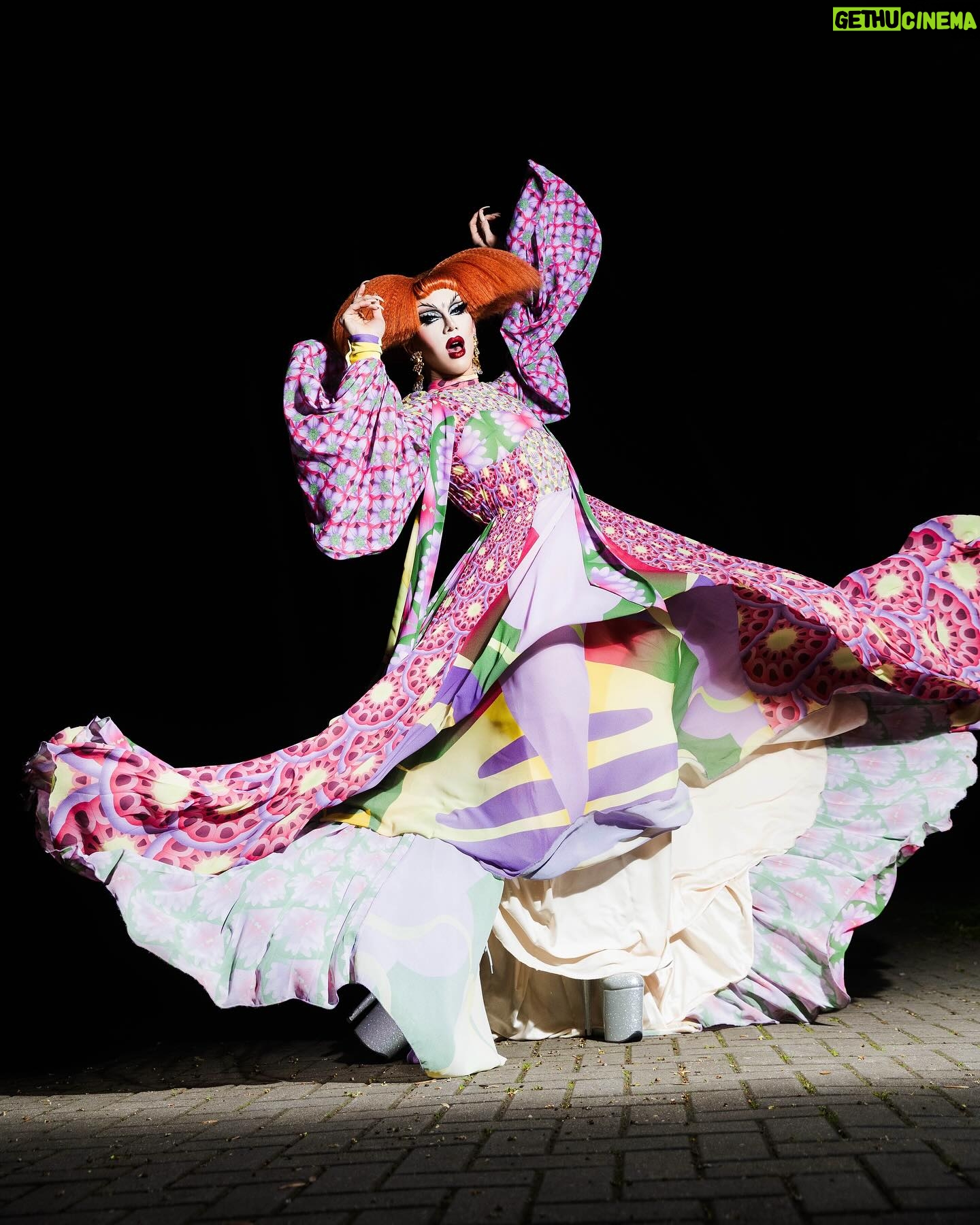 Sasha Velour Instagram - Dziękuję 💖 🪲Still thinking about the night of joy and queer community we had in Poland for the “The Big Reveal Live Show” at the 1950s-era Dom Muzyki i Tańca in Zabrze. Thanks to designers @rad_duet for styling me in this incredible piece from their most recent collection, made with a custom pattern inspired by the life cycle of a beetle. The image of this beetle was used in 1950s propaganda, blaming food shortages on insect plagues supposedly started by “enemies of socialism.” That’s why the designers have reclaimed it as a symbol of resistance against misinformation and any ideology of the dangerous “other.” 📸: @mettieostrowski