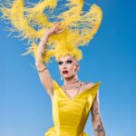 Sasha Velour Instagram - Watch the first episode of @werehere Season 4 tonight on @hbomaxes, 9pmEST/6pmPDT. Stream tomorrow on @streamonmax! Photos @thedragseries (from my recent visit to UBC in Vancouver) Dress @gloria_swansong Headpiece @serand_create Jewelry @sorrelloriginals