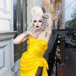 Sasha Velour Instagram - Some favorite photo moments from tour 🩵🩷💛 Tap through for designer credits 💎
