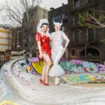Sasha Velour Instagram – Adios, adieu, tschüss, ciao, byeeeee. Final night of the tour is tonight! I’ll miss this so much!
It was a dream wearing these two incredible dresses from @analocking for my show last night in Madrid (including one of her Drag Race judging looks) and performing with the one and only @supremmedeluxe the night before in Barcelona. Still thinking about the brilliant acts brought by all our special guests this week: @marinaforev3r in Madrid, @tessatesticle in Zürich, and @moondragqueen in Genève. Legendary nights of drag! Love you 💖
Photos by @mettieostrowski