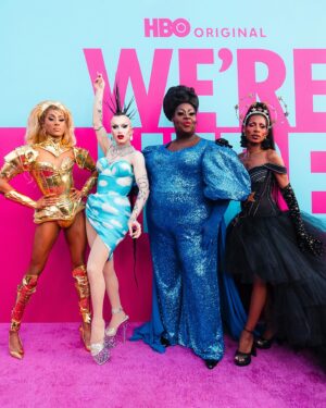 Sasha Velour Instagram - At the season 4 premiere of @werehere last night!

Congratulations @thequeenpriyanka, @latriceroyale, @jaidaehall, @peter_lo_g, @johnnieinstagram, @thestevewarren and the entire team. I’m so proud to be part of this breathtaking show, and follow in the footsteps of the brilliant first 3 seasons! Can’t wait to hear what everyone thinks of this radical new approach (first episode is tomorrow).

The night was even more special getting to walk the pink carpet with my drag daughter Jess (who you will meet in episodes 5 & 6) and my partner Johnny (who produced all the drag shows this season). 

Photos @gettyimages/Jeffrey Mayer and @davidjonphotography