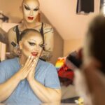 Sasha Velour Instagram - So proud of my drag daughter Veronica Paige @veronica.p679. Watch her INCREDIBLE performance of @brandicarlile’s song “The Story” now on @HBO/@streamonmax @werehere. (And swipe through here for process pics). All our drag kids NAILED IT!!! Since we filmed, Norm has been promoted to the Executive Director of @nourishfoodbank, Middle Tennessee’s largest direct service food bank. She also created a year round advocacy organization called @rucopride that will stand up for drag and all queer and trans people. Follow her and learn how to stay involved. Makeup: @misslailamcqueen Dress: @marcosquared and @diegomontoyastudio Wig: @wigsandgrace Gloves: @zoeziegfeld Video: @bloodwell and @jmachnik (edited by me, although we were manually dimming the light for real!)