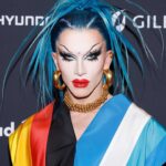 Sasha Velour Instagram - Wearing @christopherjohnrogers, @misho_designs jewelry, and custom dyed hair by @johnnovotny for the @glaad awards last night. (Studio photos by @mettieostrowski) I was nominated for “Outstanding Live TV Journalism – Segment or Special” for my appearance on Good Morning America last year about the drag ban. I also presented the award for “Best Reality Program” with my We’re Here sisters and the brilliant @brotherjones_ who spoke about the need for lawmakers to focus on stopping actual violence and injustice instead of targeting the LGBTQ community. As a final note, I was moved by the protesters outside and inside to investigate the partnership between GLAAD and the Anti-Defamation League. Although the ADL has helped track anti LGBTQ hate across the country, they have destroyed their own credibility by consistently labeling human rights advocacy for P@ lestine as antisemitism, vilifying protestors, and working to suppress all activism for G @ za. The actions of ADL are not consistent with our standards for justice as a queer community, and I urge institutions like GLAAD to publicly suspend all future work with them and support queer Palestinians. None of us will have liberation until all of us do. Getty photos @taylorehill and Kristina Bumphrey