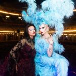 Sasha Velour Instagram - Merci Paris 🦋💎🌹 An extravagant moment in life— wearing a custom @serand_create dress and headpiece for my sold-out show at the @foliesbergere_officiel, channelling the original showgirls of Paris with an extra camp twist…all while traipsing about the haunted theatre with photographer @mettieostrowski to get these incredible photos! I might have cried a little. Plus I loved sharing the stage with the queen of FRANCE @thenickydoll! All around a dream come true. Merci bien!