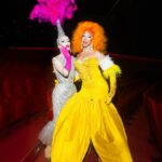 Sasha Velour Instagram – Adios, adieu, tschüss, ciao, byeeeee. Final night of the tour is tonight! I’ll miss this so much!
It was a dream wearing these two incredible dresses from @analocking for my show last night in Madrid (including one of her Drag Race judging looks) and performing with the one and only @supremmedeluxe the night before in Barcelona. Still thinking about the brilliant acts brought by all our special guests this week: @marinaforev3r in Madrid, @tessatesticle in Zürich, and @moondragqueen in Genève. Legendary nights of drag! Love you 💖
Photos by @mettieostrowski