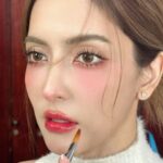 Savika Chaiyadej Instagram - เชอรี่เชอใจที่จริงใจ 🍒 #cherry #winkycosmetics #meltyglassylips @winkycosmetics_th #koreanlips #madeinkorea #ลิปวิ๊งค์กี้