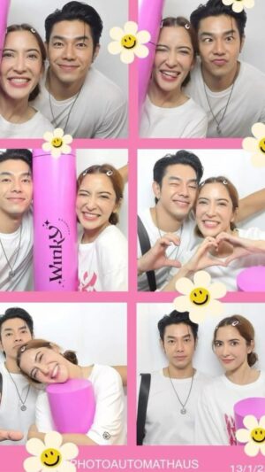 Savika Chaiyadej Instagram - ยืมตัวคุณชายหมูกรอบมาถ่ายรูปเล่น #พิ้งกี้สาวิกา #อาร์ตพศุตม์