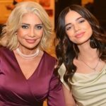 Sawsan Badr Instagram – انا و ملك ❤️💙 @somydresses شعر @islamzakisalon