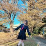 Sayuri Matsumura Instagram - 🍎 「新しいカギ」ありがとうございましたっ！ 学校かくれんぼ ドキドキしたぁ🥹 久しぶりのセーラー服！ 着れて嬉しいなぁ😊 #新しいカギ #セーラー服