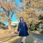 Sayuri Matsumura Instagram - 🍎 「新しいカギ」ありがとうございましたっ！ 学校かくれんぼ ドキドキしたぁ🥹 久しぶりのセーラー服！ 着れて嬉しいなぁ😊 #新しいカギ #セーラー服