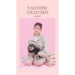 Sayuri Matsumura Instagram - 🍎 LANTINAM VALENTINE Collection 販売開始してます♡ ¥10,000以上ご購入の方に 私からのバレンタインチョコレートプレゼントしてます☺️❤️ バレンタインらしく めちゃくちゃlovelyなアイテムがたくさん♡ 甘々のVALENTINEをお過ごしください♡ 私の大好きないとしくんも撮影に参加してもらいました🐶♡ 可愛すぎて大好きが止まらないですっ😭💝