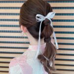Sayuri Matsumura Instagram - 🍎 日テレ電波ジャックの日のお衣装♡ 総レースでリボンも付けてもらって 足元にもリボン🎀で ちゅんちゅるぽん♡な日でした☺️