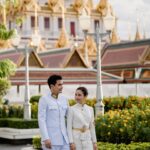 Sean Jindachot Instagram - หลังจากได้เข้าพิธีรับพระราชทานน้ำสังข์ จาก สมเด็จพระกนิษฐาธิราชเจ้า กรมสมเด็จพระเทพรัตนราชสุดาฯ สยามบรมราชกุมารี นับเป็นพระมหากรุณาธิคุณอย่างหาที่สุดมิได้ ด้วยเกล้าด้วยกระหม่อม นาย ฌอห์ณ จินดาโชติ และ นางสาวภิพัชรา แก้วจินดา #pipajindaซึ่งกันและกัน