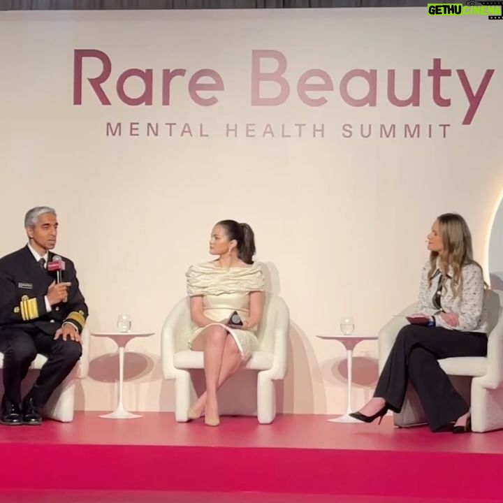 Selena Gomez Instagram - Our 3rd annual @rarebeauty Mental Health Summit has me leaving inspired by the next generation, filled with so much hope, and grateful to each of you for being on this meaningful journey with us. Mental health means so much to me and I’m honored we get to share this mission with the world together. Thank you to everyone who joined us and continues to use their voice for good! ♥️♥️ 📷: @cindyord