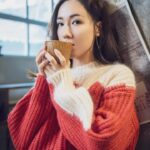 Selena Lee Instagram - The perfect date is me is a cozy coffee shop with you by my side. Happy Valentine’s Day! 情人節迎接財神爺！祝大家愛情金錢雙豐收！😍 #ootdfashion #coffeeshopootd #valentinesday #selenalee