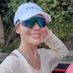 Selena Lee Instagram - #烈火戰車is my style 🤣 只能幻想前面係劉德華😁 比較欣賞我架車定景色呢？ Like my ride or my view more? #throwback #sunmoonlake #taiwan #日月潭景點 #travelwithS #fullThrottle #AndyLau #heavenOnEarth