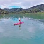 Selena Lee Instagram - 包場就聽過，包湖都係第一次🤣 台灣日月潭🌈 Sun Moon Lake in Taiwan is a true beauty, especially when you have the entire lake to yourself!!!! #selenalee #sunmoonlaketaiwan #stabduppaddle #supYoga #travelwithS #日月潭景點