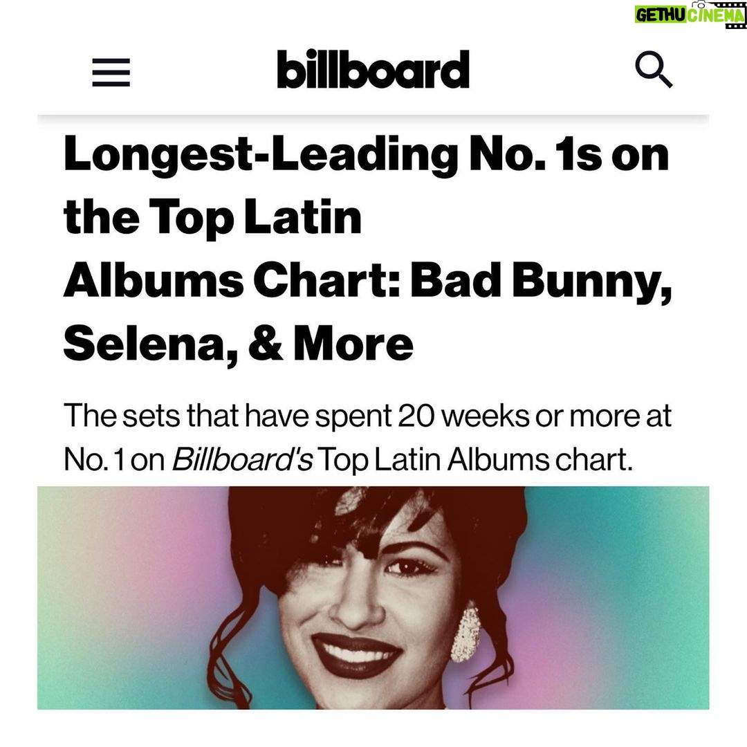 Selena Quintanilla Instagram billboard releases the LongestLeading